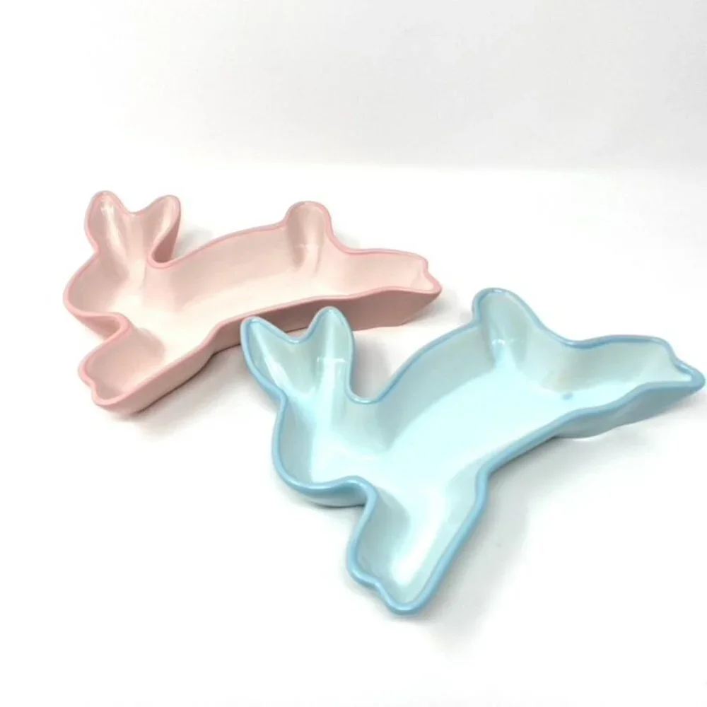 Target Ceramic Bunny Dish Treats Candy Easter Springtime